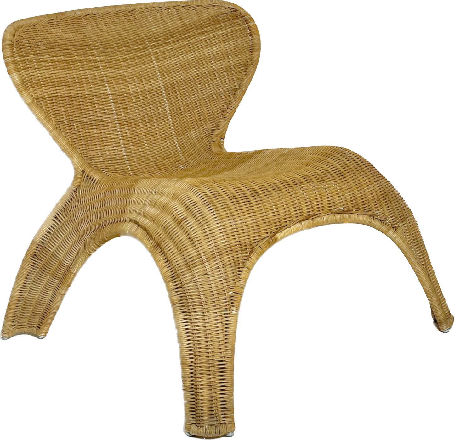 1999 IKEA Gulte wicker lounge chair