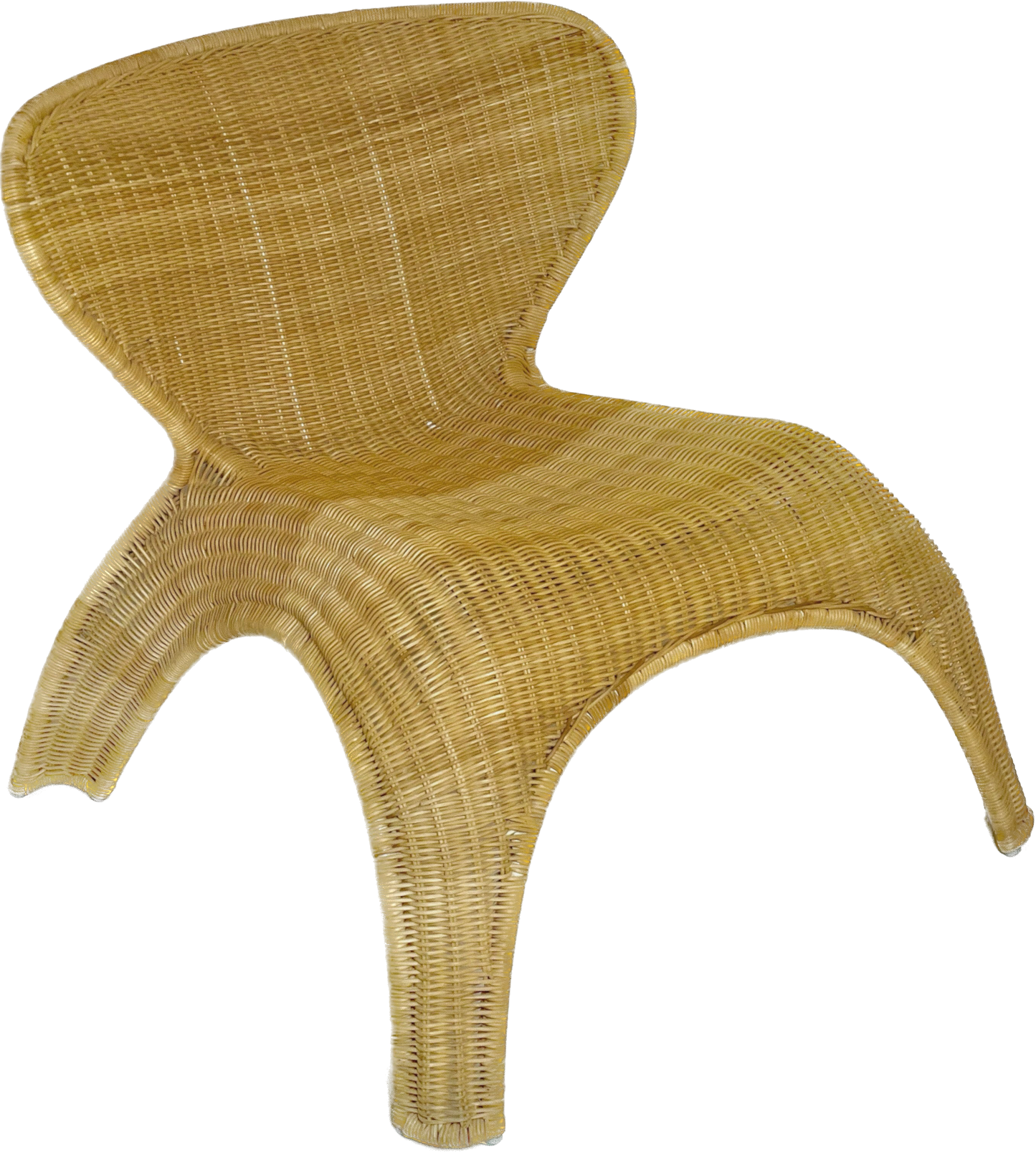 1999 IKEA Gulte wicker lounge chair
