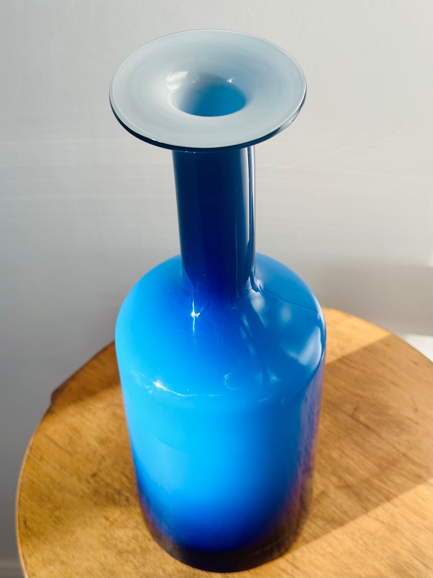 Holmegaard Otto Brauer cased gulvvase