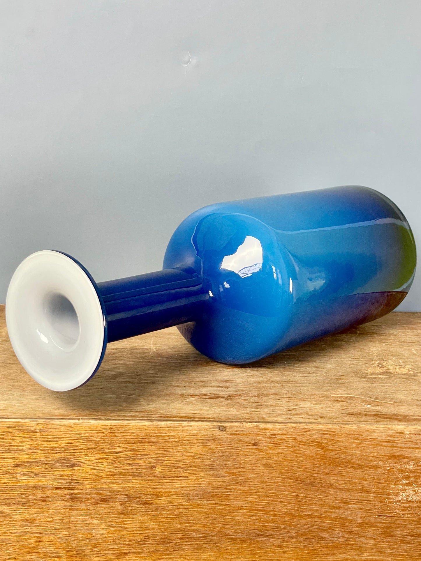 Holmegaard Otto Brauer cased gulvvase