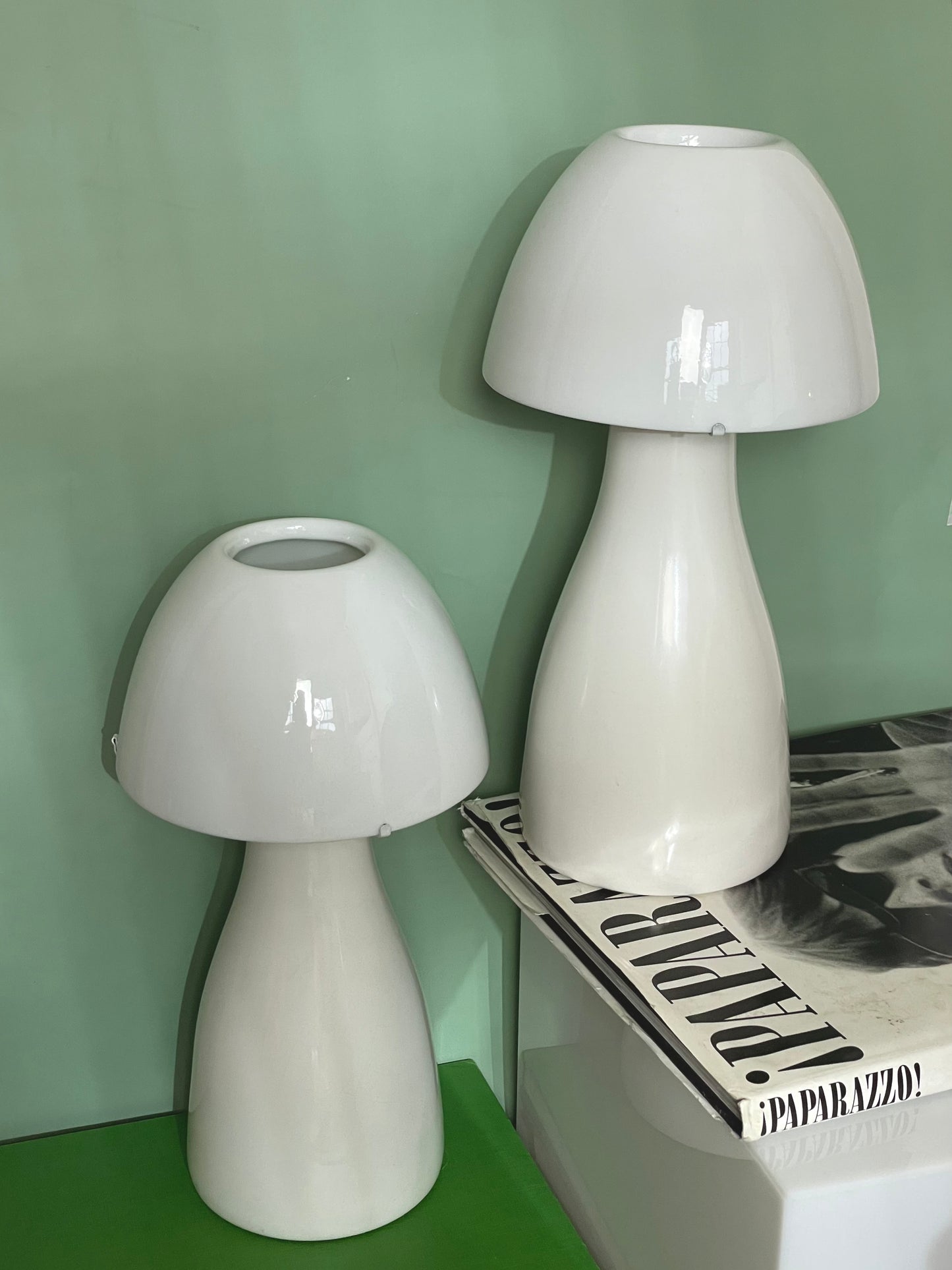 Rare Richard Clark ceramic IKEA mushroom lamp