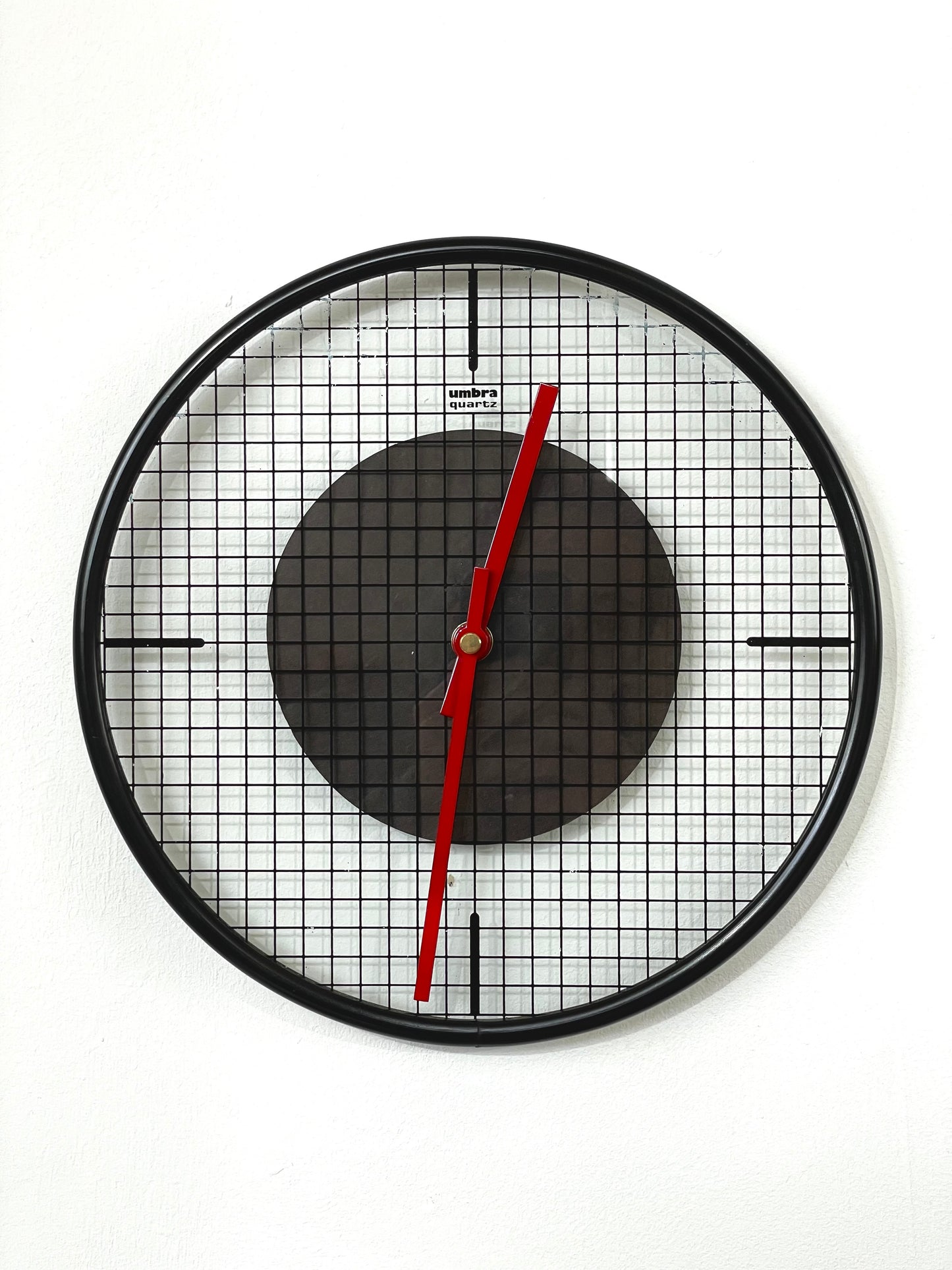 Umbra 80s glass grid clock