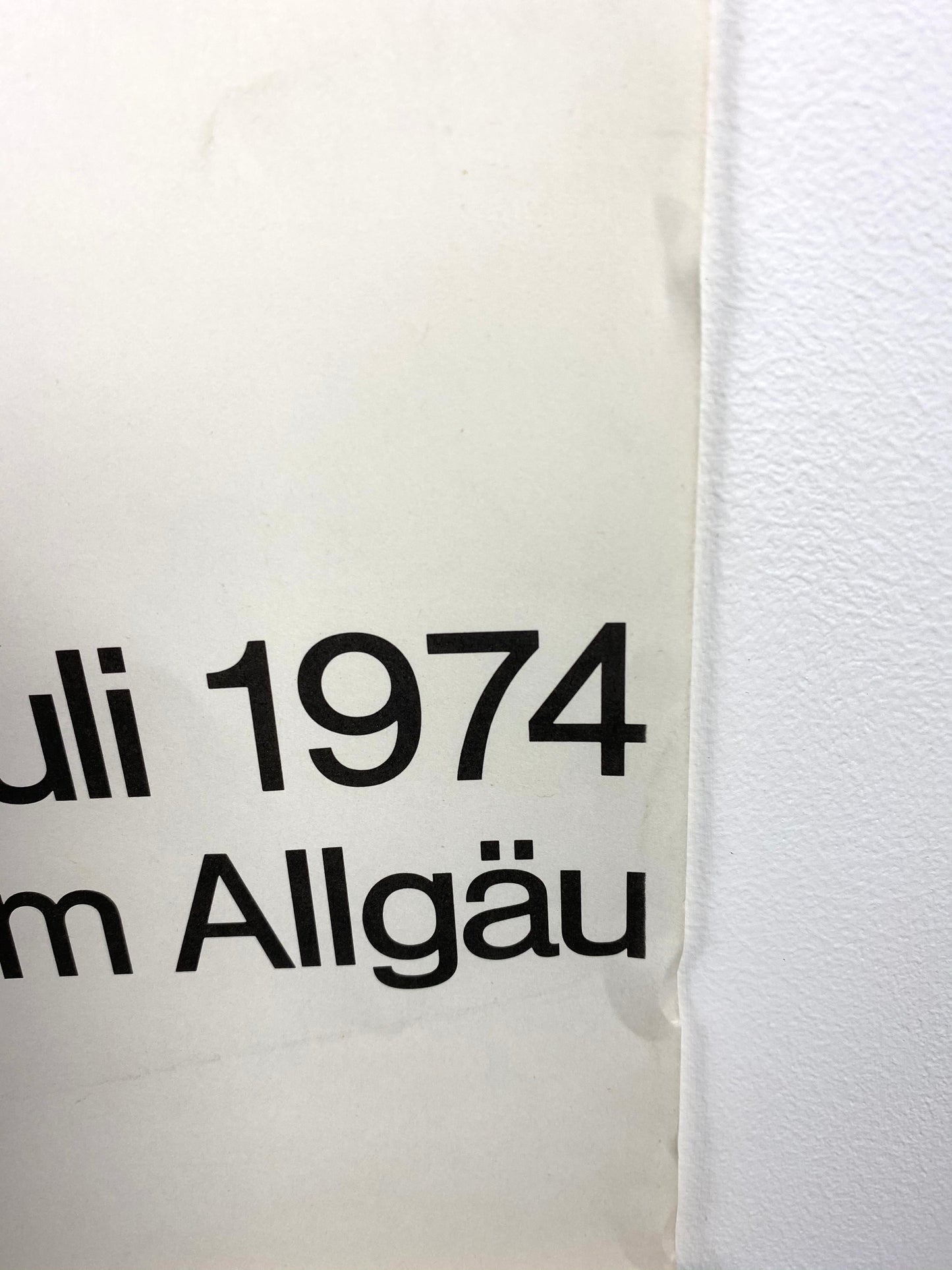 Signed print by the artist Gudrun Kruger