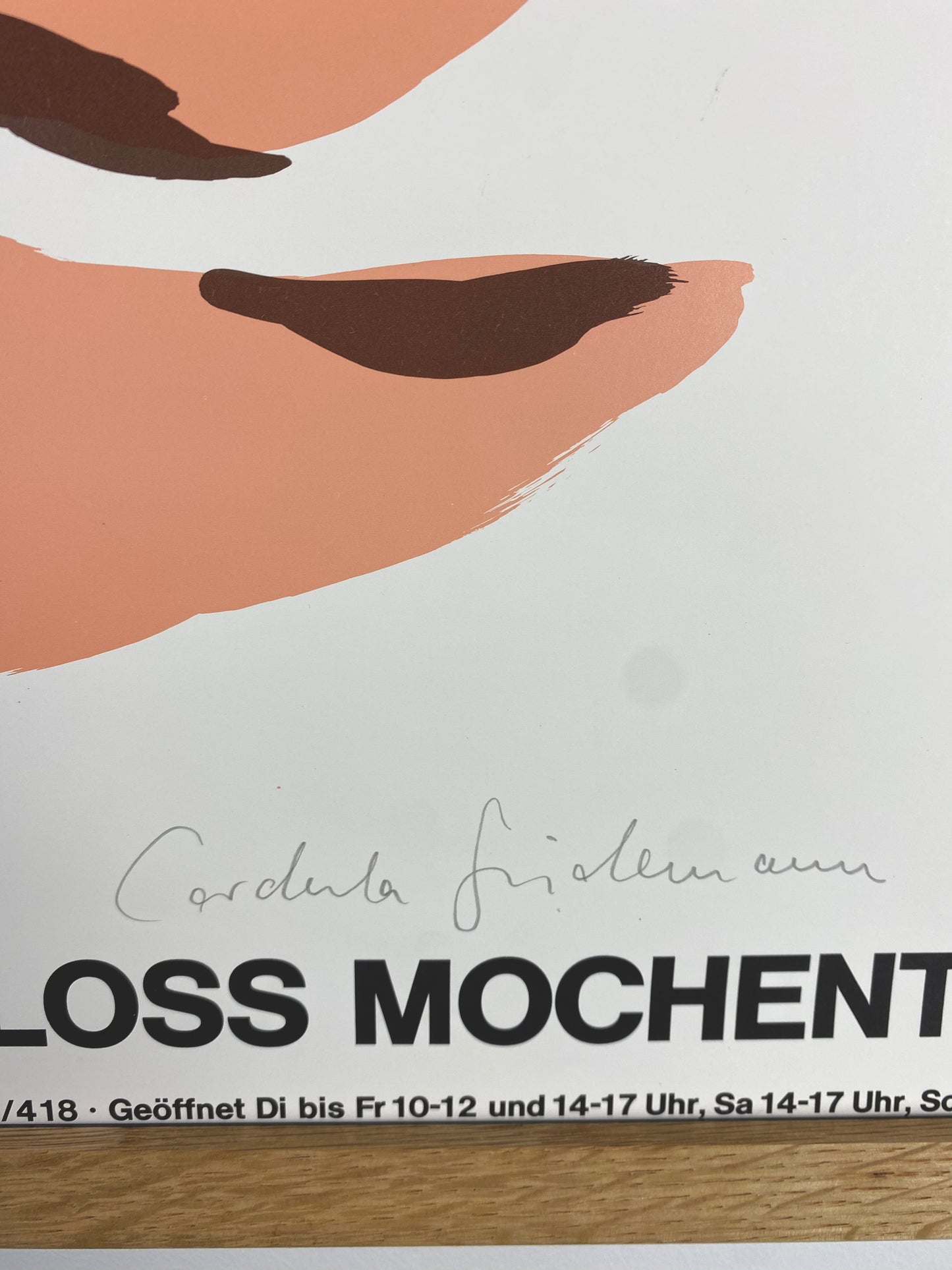 Signed print by the artist Cordula Gudeman