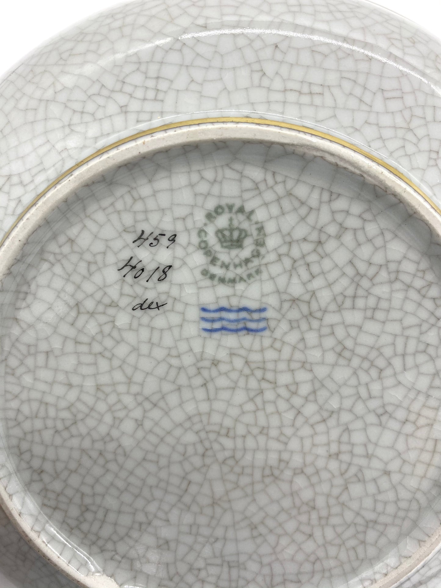 Pre- 1950's Royal Copenhagen crackle-effect bowl