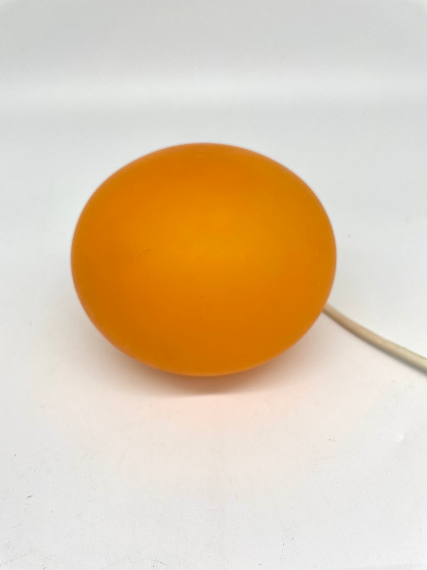 Vintage orange / yellow glass Habitat pebble lamp