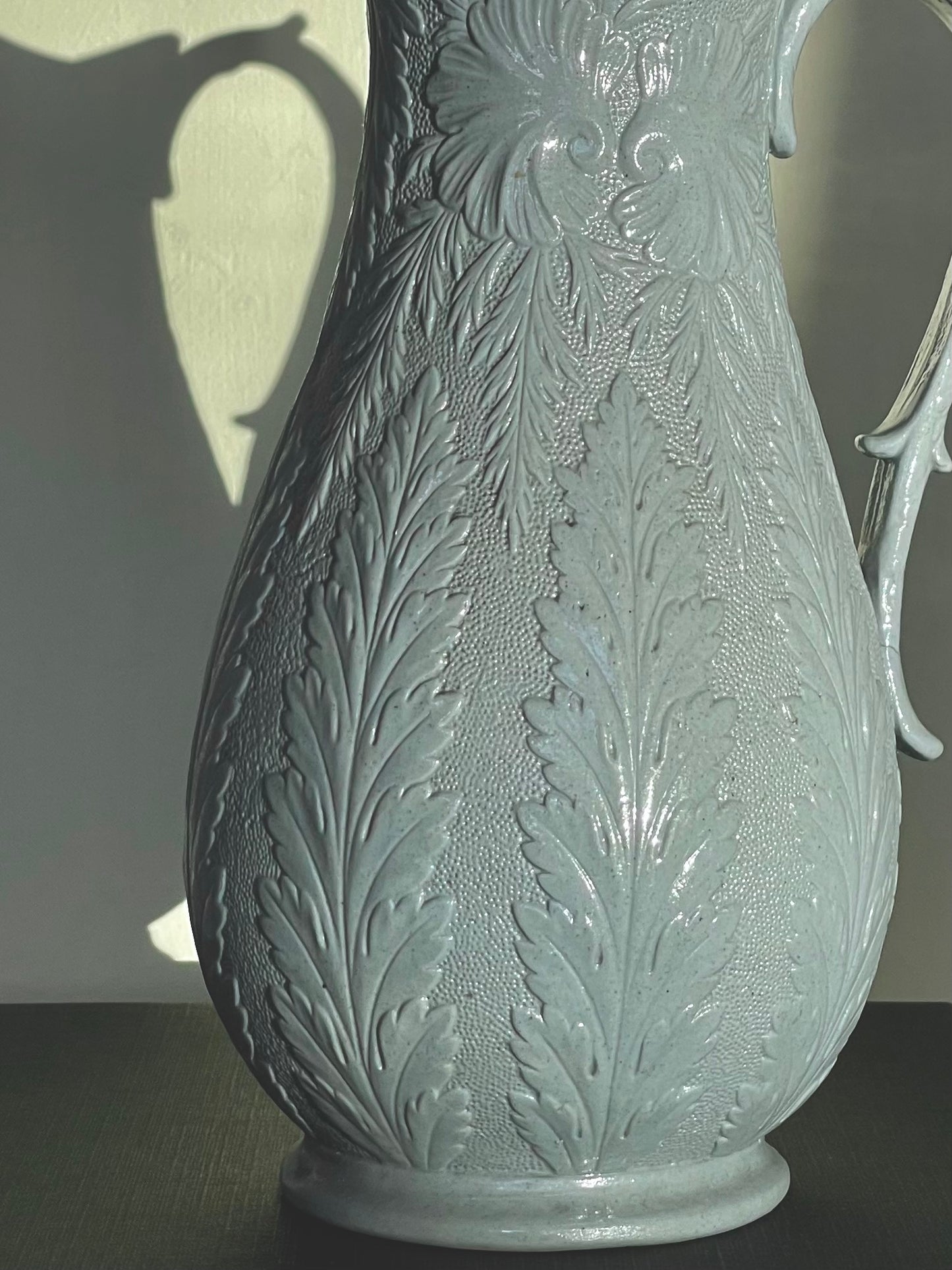 Portmeirion Parian Porcelain pale blue jug