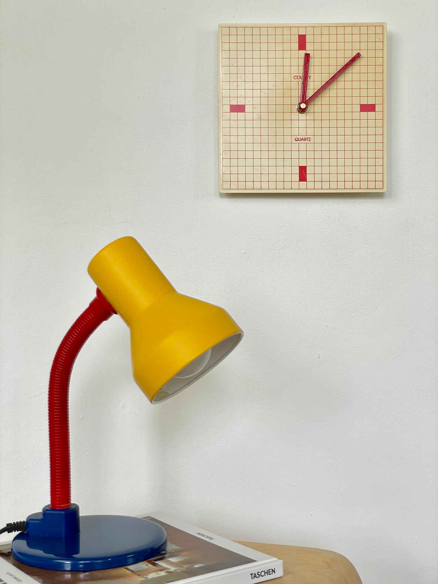 80s Primary colour Memphis style lamp