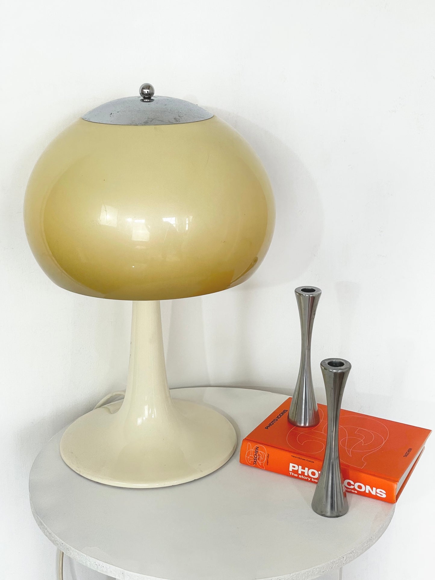Large Guzzini style mushroom lamp