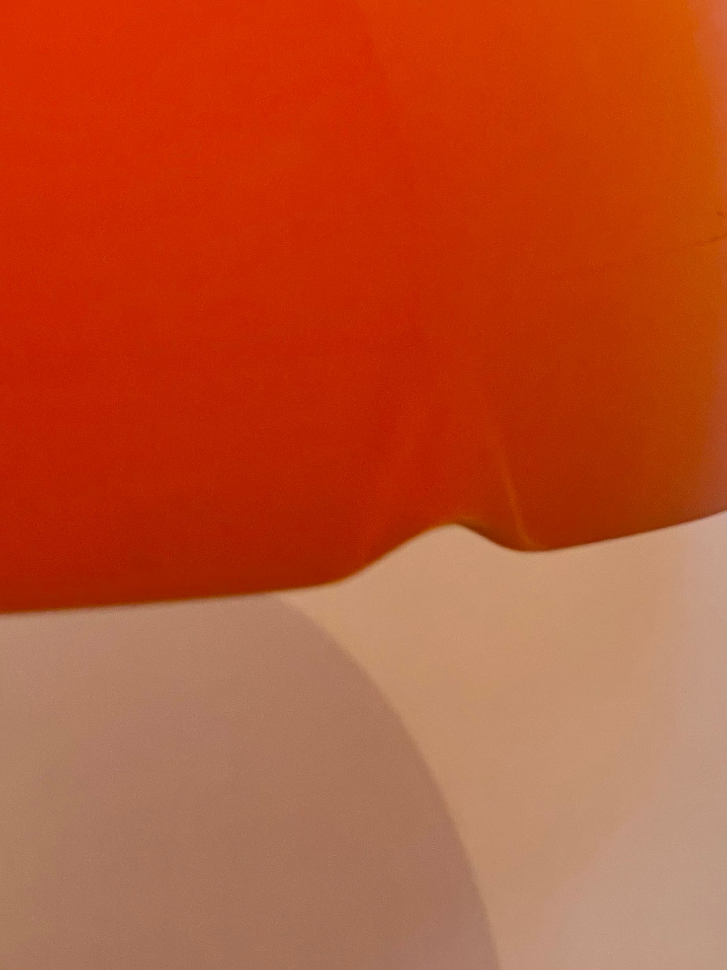 Cosmo Design orange and chrome lamp