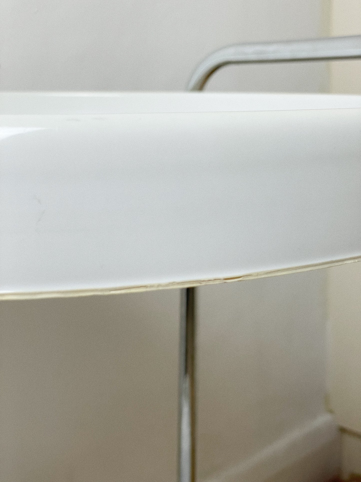 Mid century cream and chrome trolley