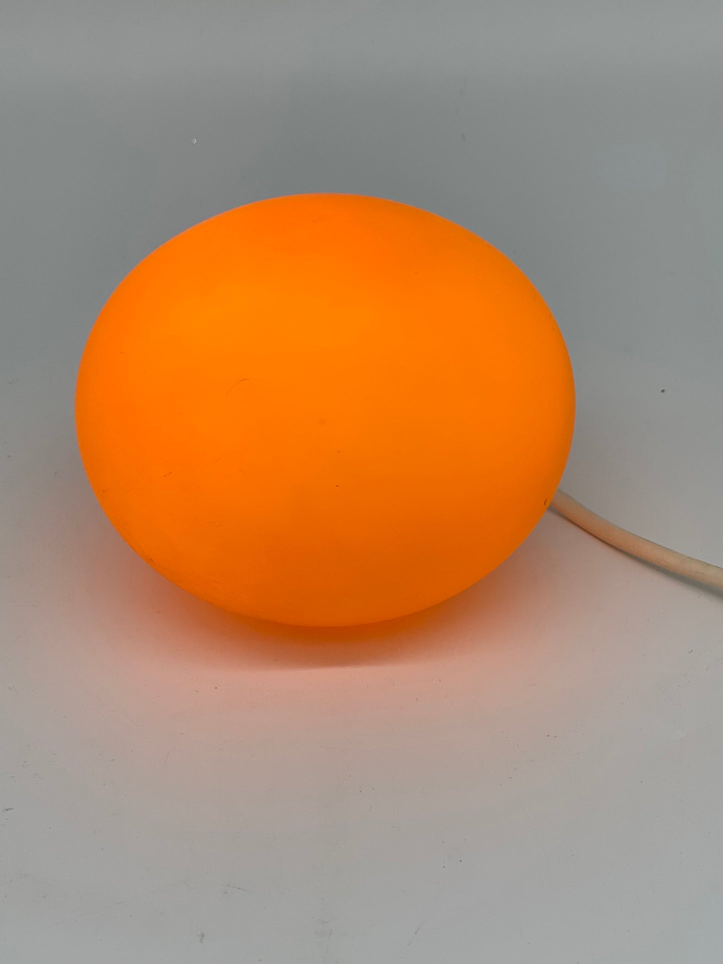 Vintage orange / yellow glass Habitat pebble lamp