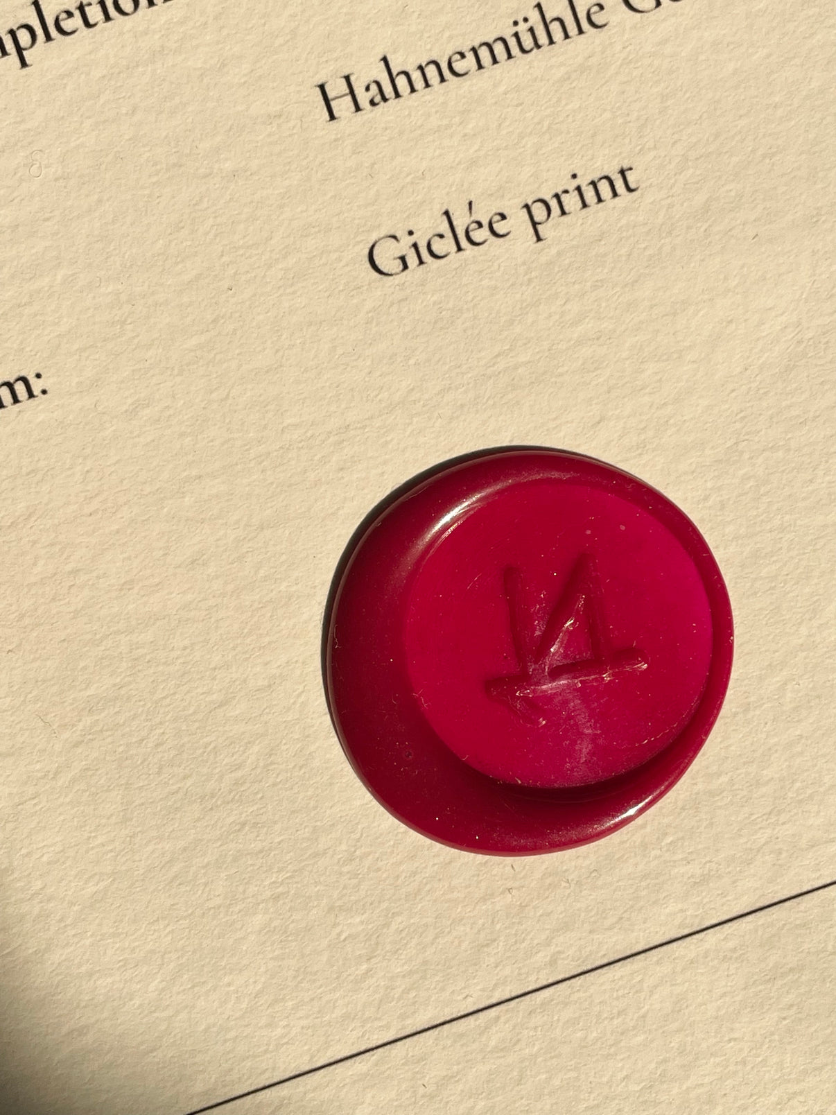 Certificate of Authenticity detail for In the kitchen by Denis Ichitovkin