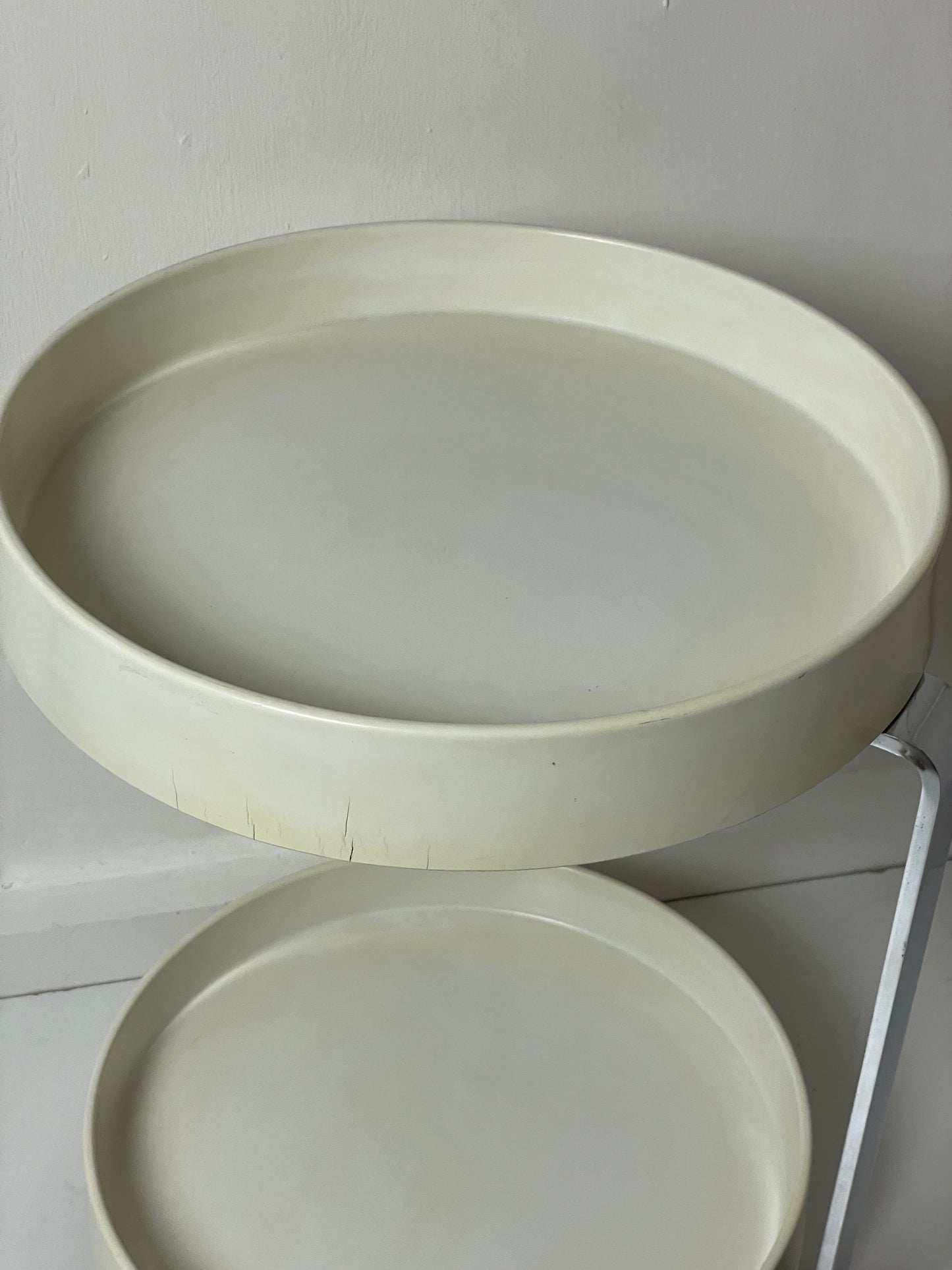 Space age Chrome and plastic trolley