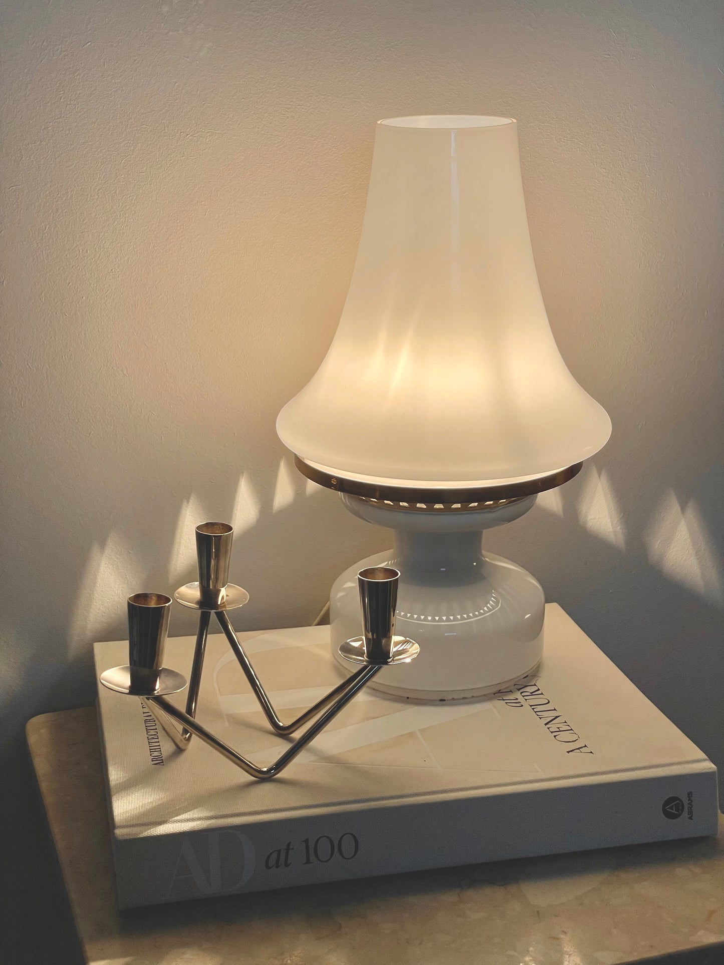 Danish 60’s silver plate candlestick
