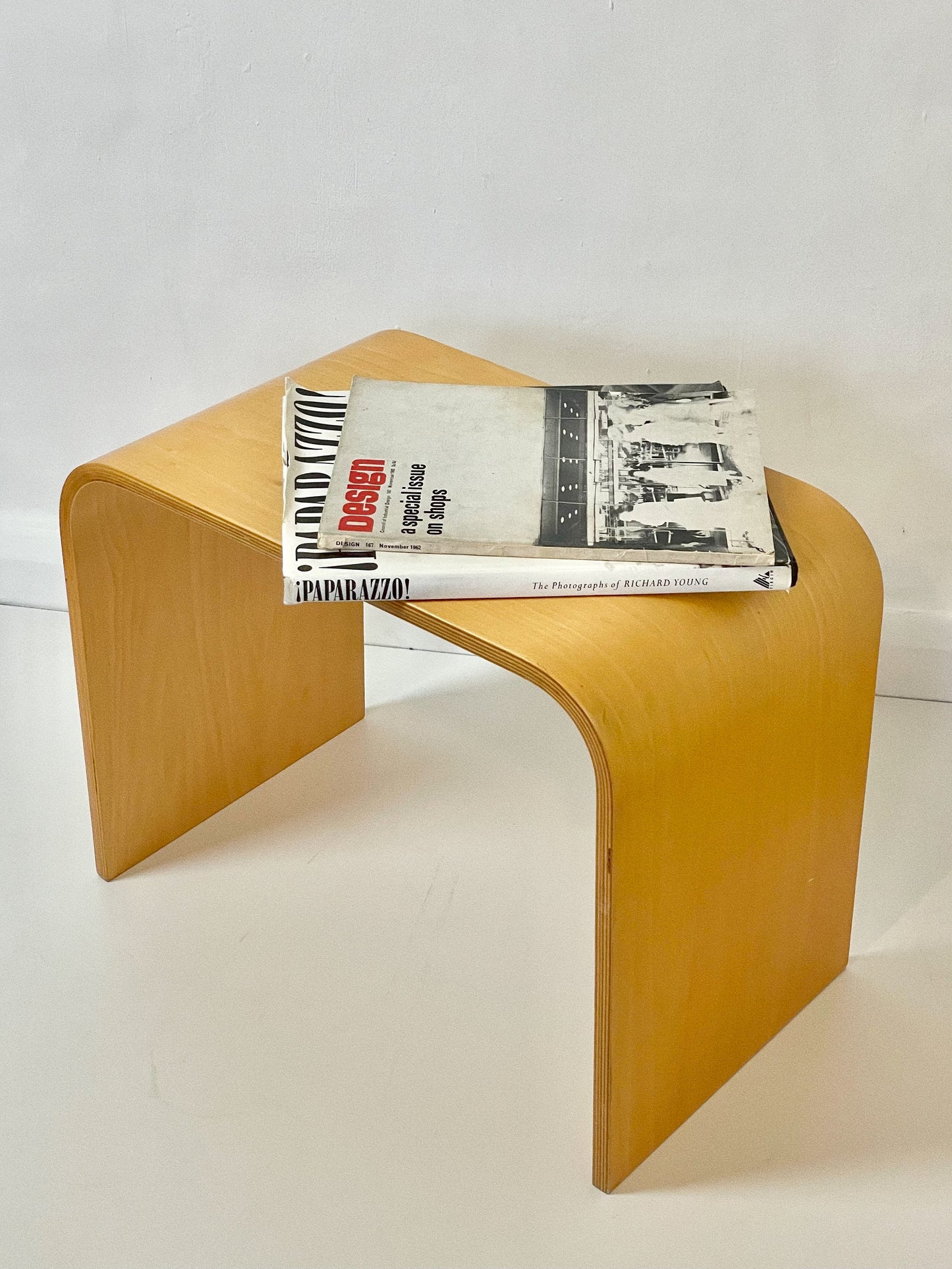 Bent wood nesting tables