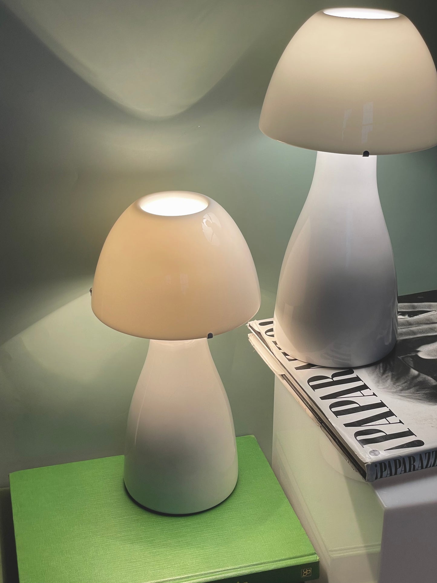Rare Richard Clark ceramic IKEA mushroom lamp