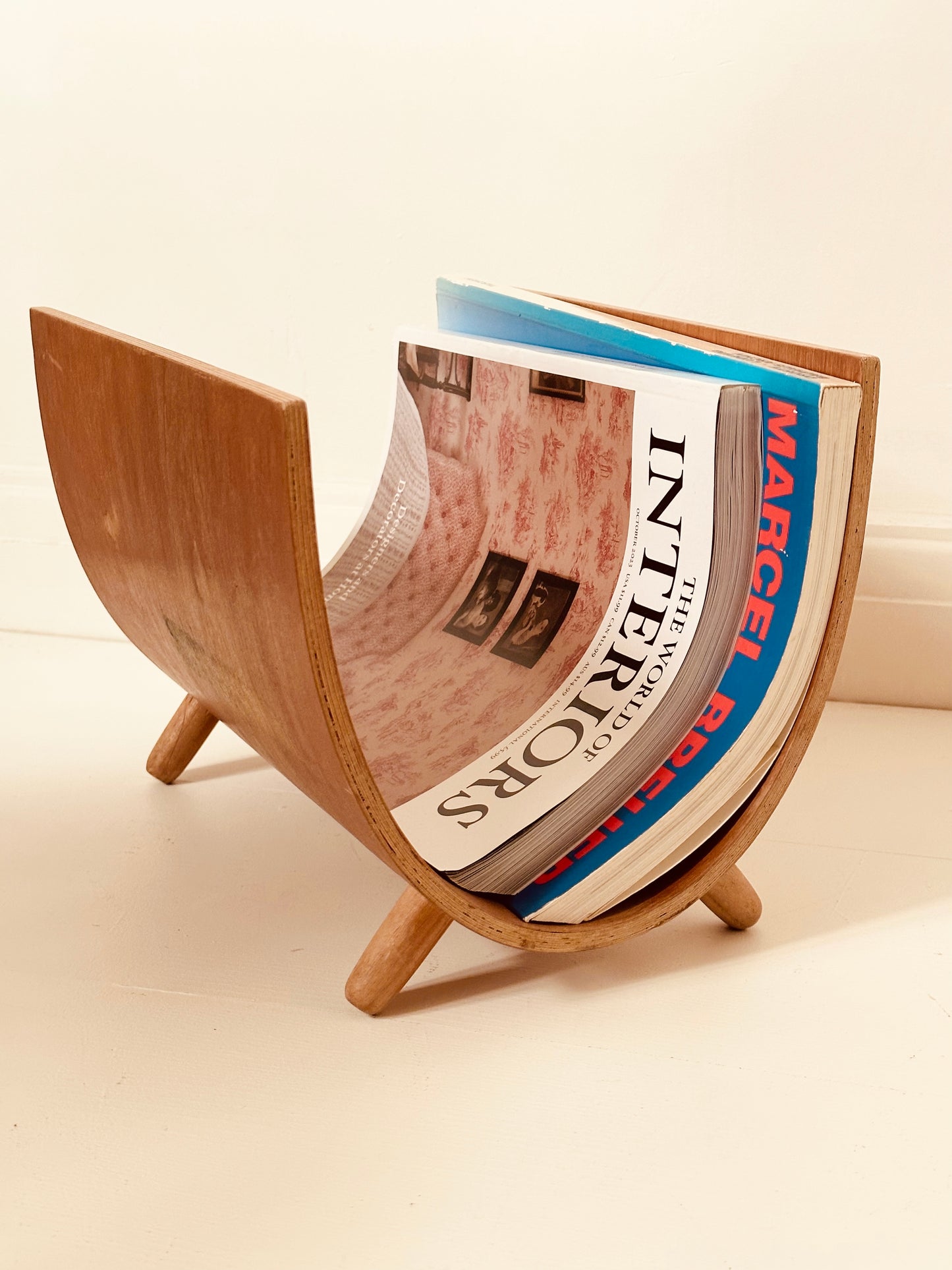 Alvar Aalto style magazine rack