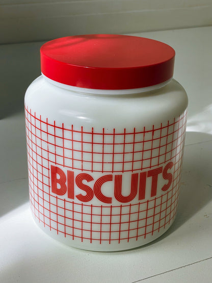 Belgian gridded biscuit barrel