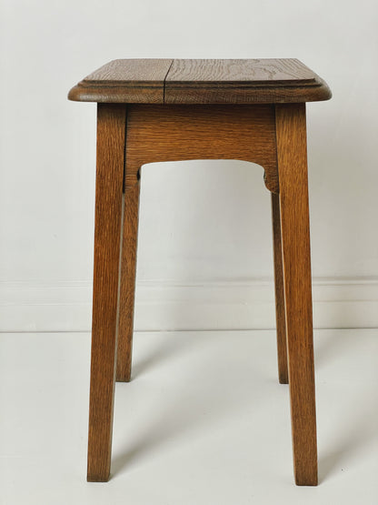 Small oak occasional table