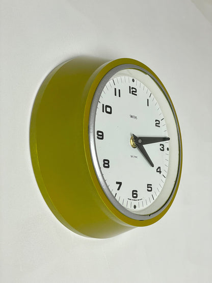 Green deep frame Smiths clock