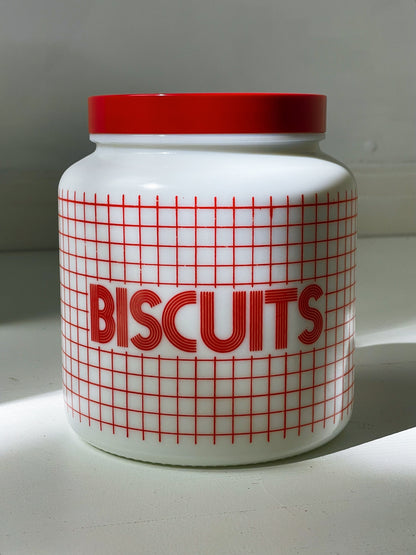 Belgian gridded biscuit barrel