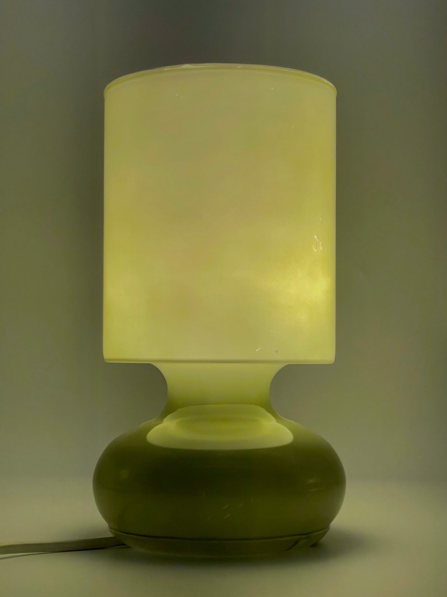 Olive green mushroom Lykta lamp