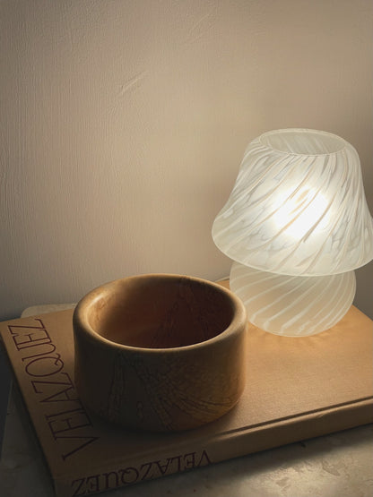 Splated beech wooden bowl