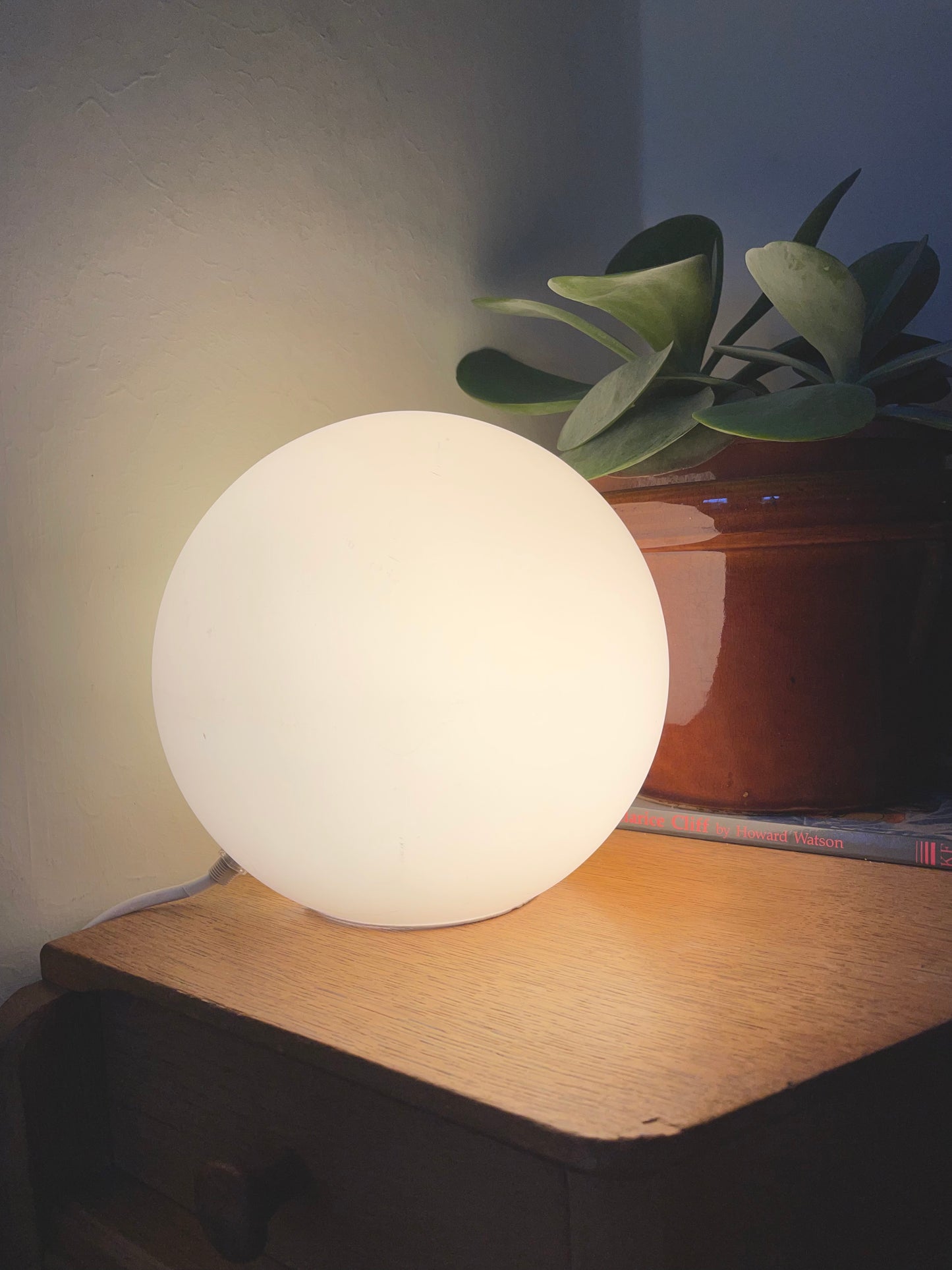 Round glass ball lamp