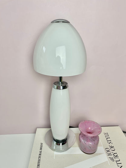 Retro glass mushroom lamp