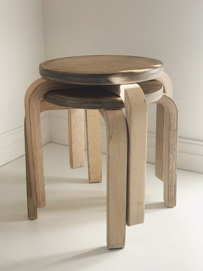 Artek Aalto bent plywood stool