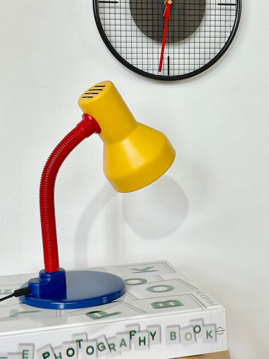 80s Primary colour Memphis style lamp