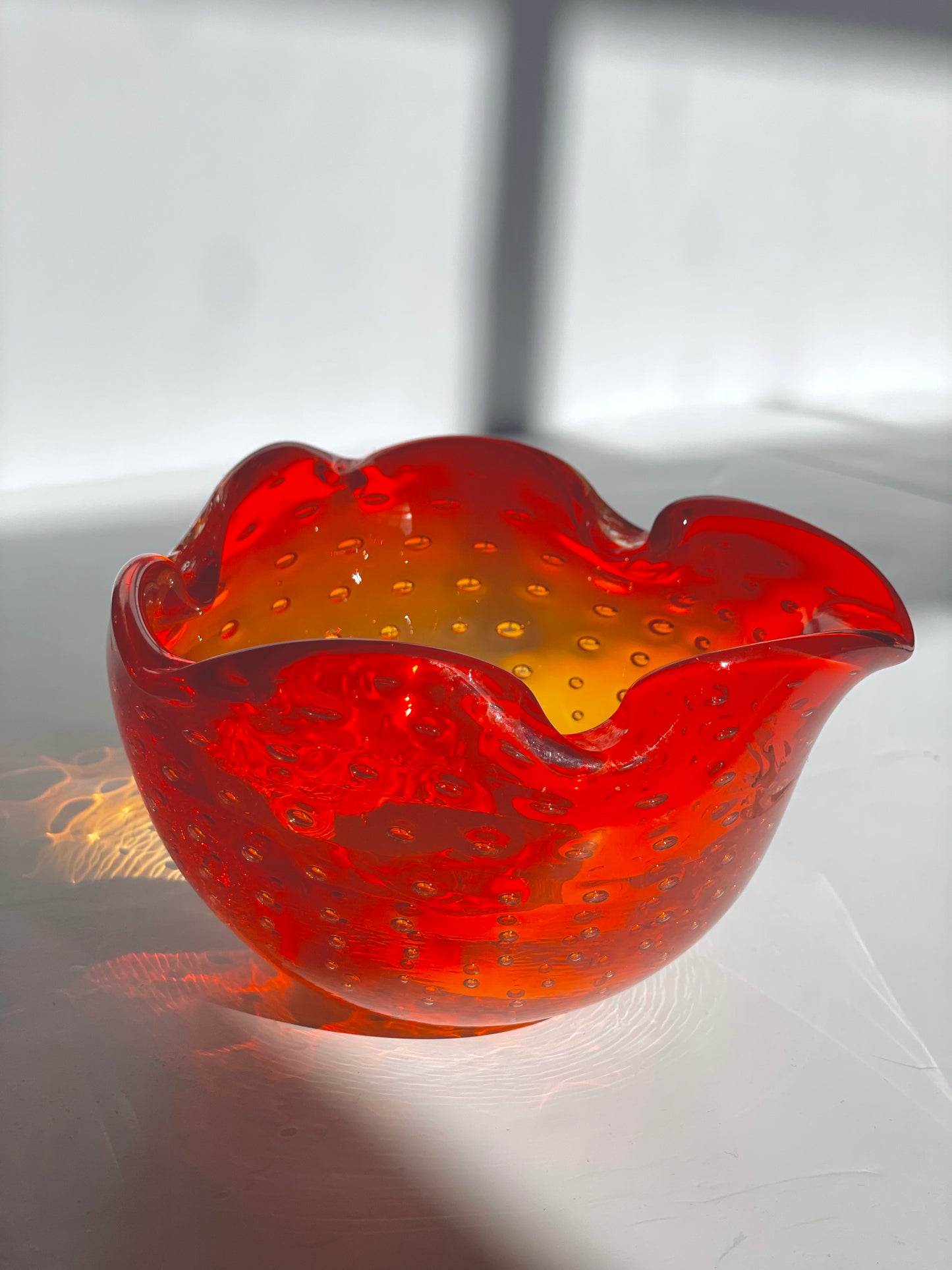 Neon orange bullicante bowl