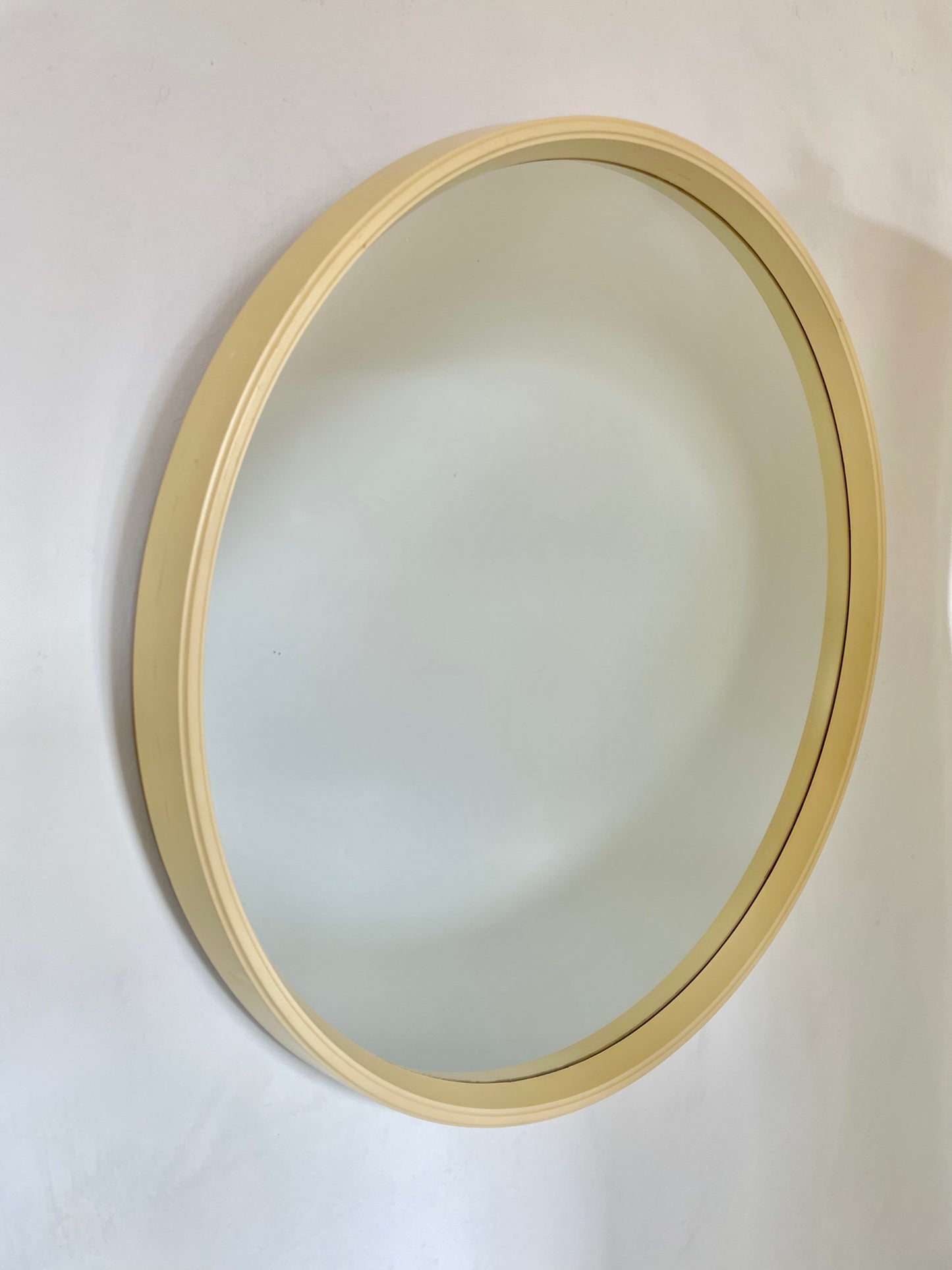 Large cream 60’s mirror