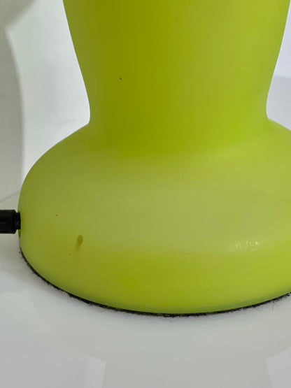 Lime green mushroom lamp