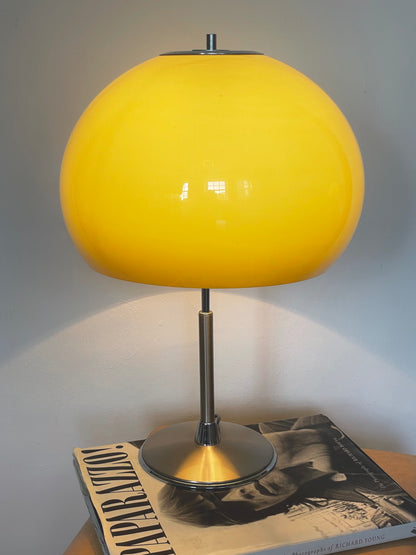 Yellow/ lime Guzzini style lamp