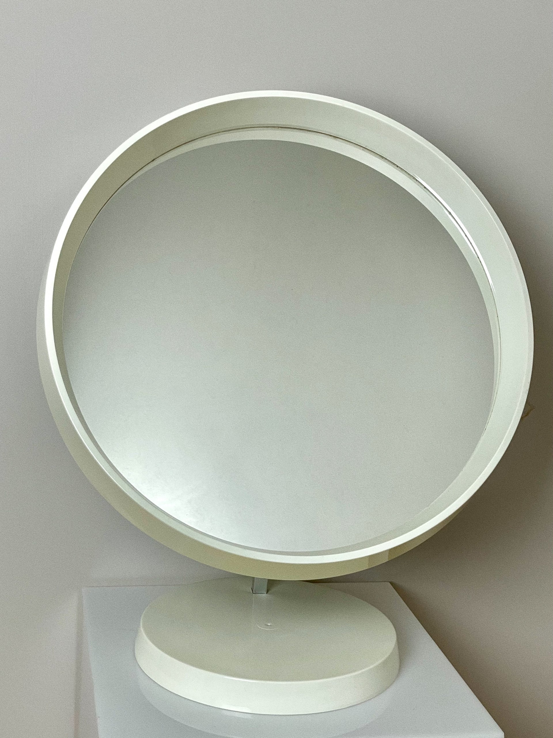 Danish mid century table mirror