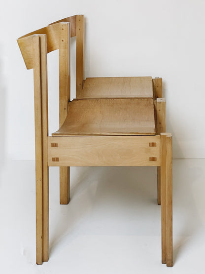 Interlocking jigsaw chairs