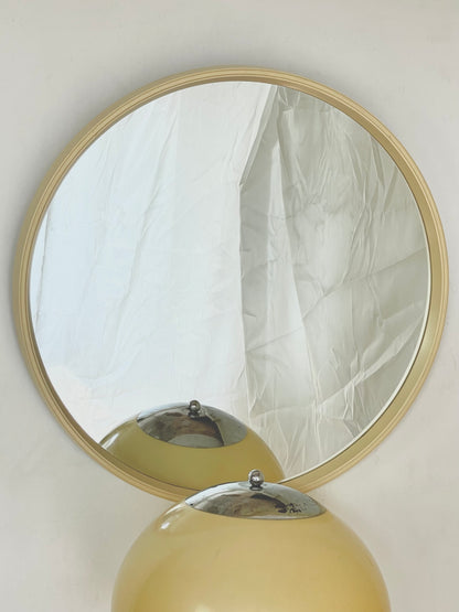 Large cream 60’s mirror