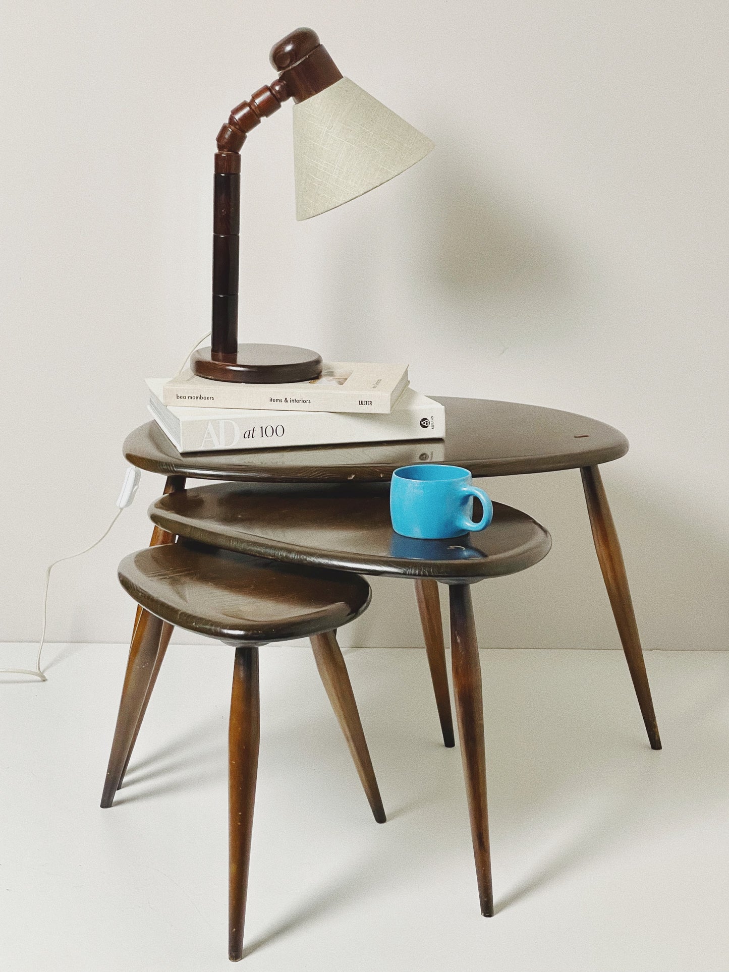 ERCOL pebble nesting tables