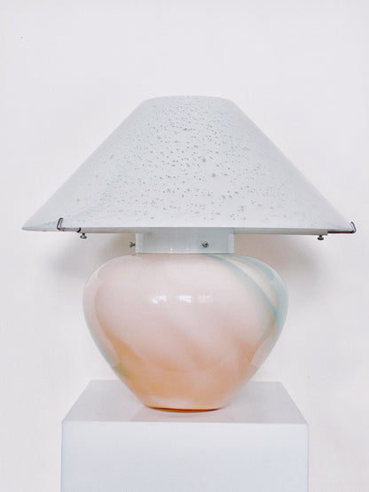 Large Vetri Murano mushroom lamp