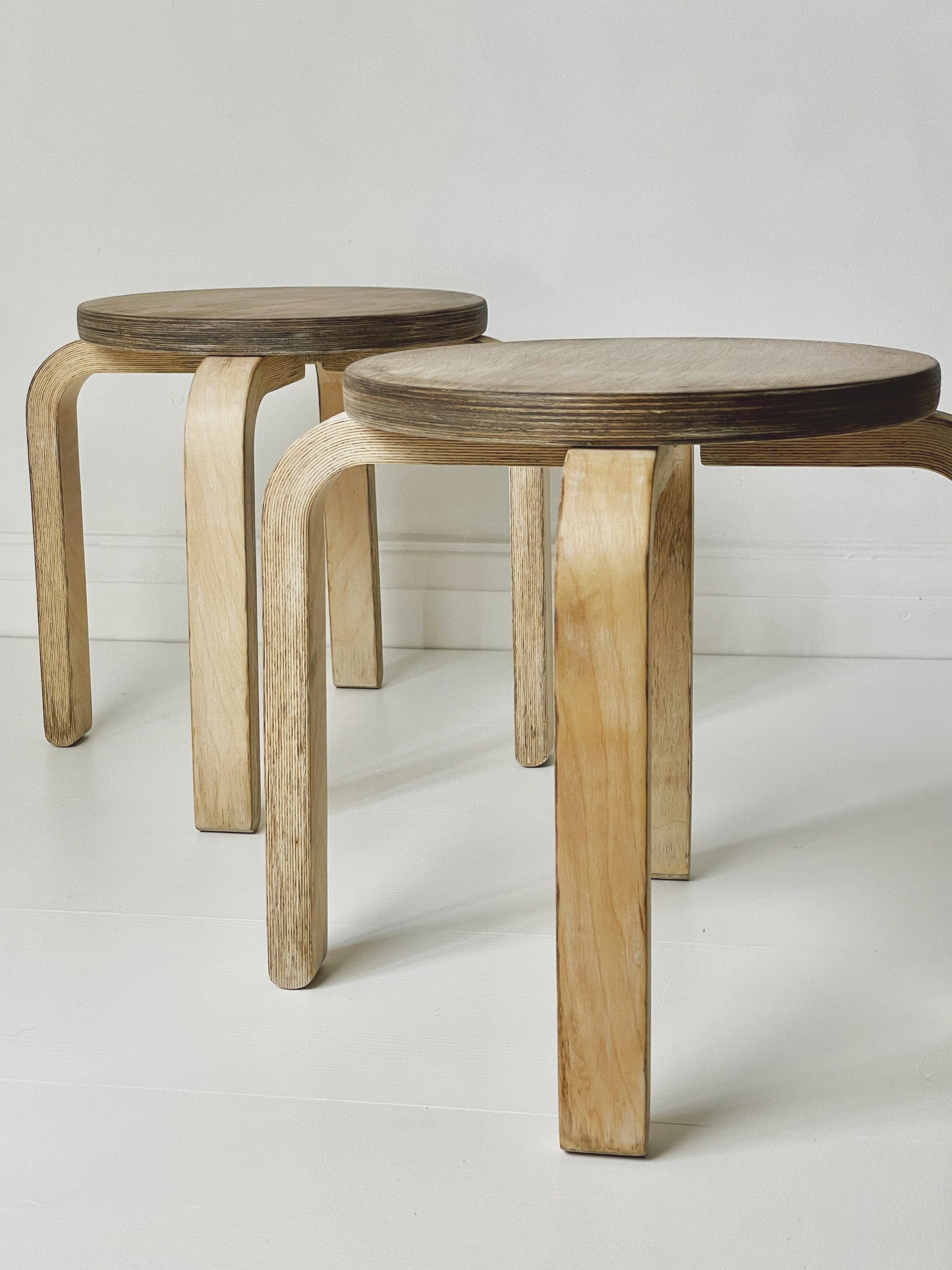 Artek Aalto bent plywood stool