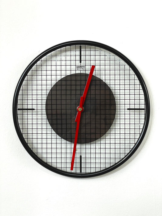 Umbra 80s glass grid clock