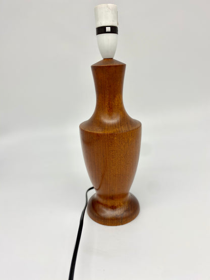 Mid-century teak table lamp