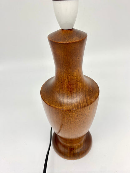 Mid-century teak table lamp