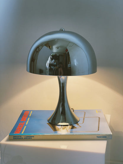 Louise Poulsen style chrome lamp