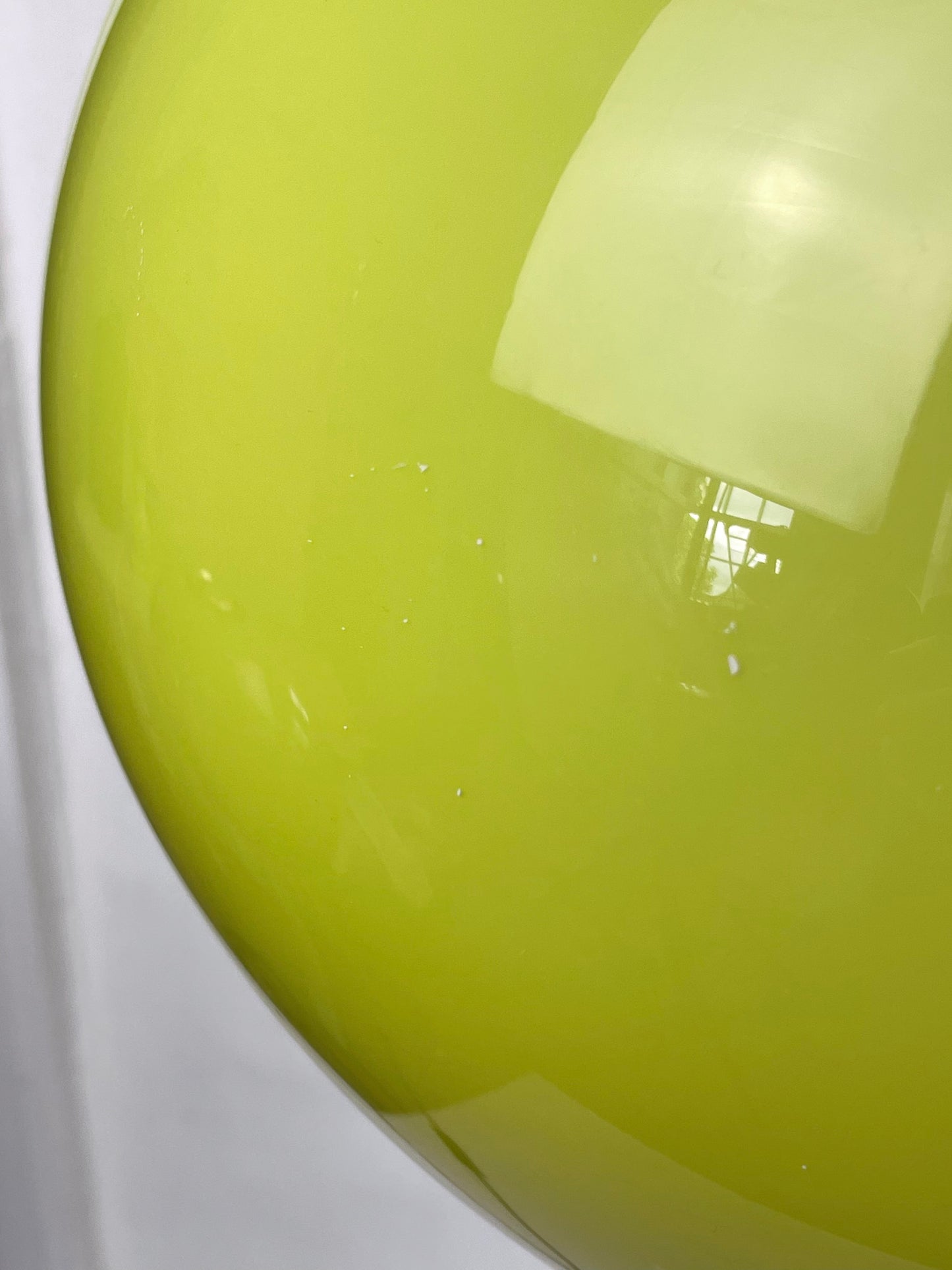 Yellow/ lime Guzzini style lamp