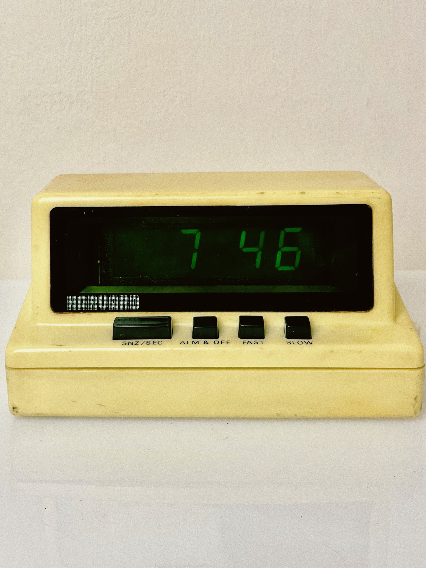 Retro Harvard solid state digital clock