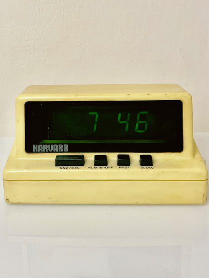 Retro Harvard solid state digital clock