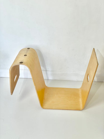 Bent wood 'Alvar Aalto' style coffee table